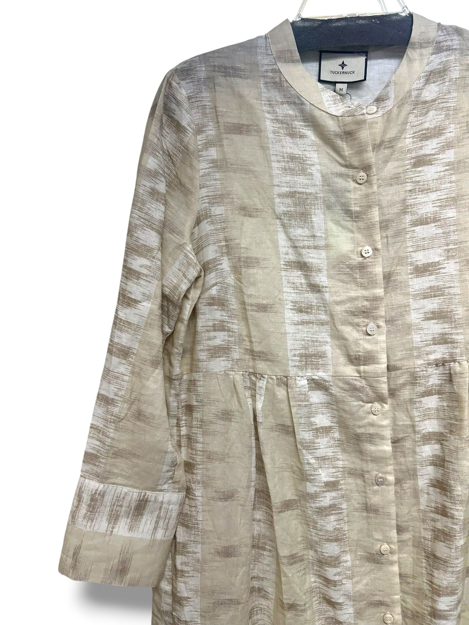 NEW WITH TAGS TUCKERNUCK SANDSTONE IKATE SHEFFIELD SHIRT DRESS SIZE MEDIUM