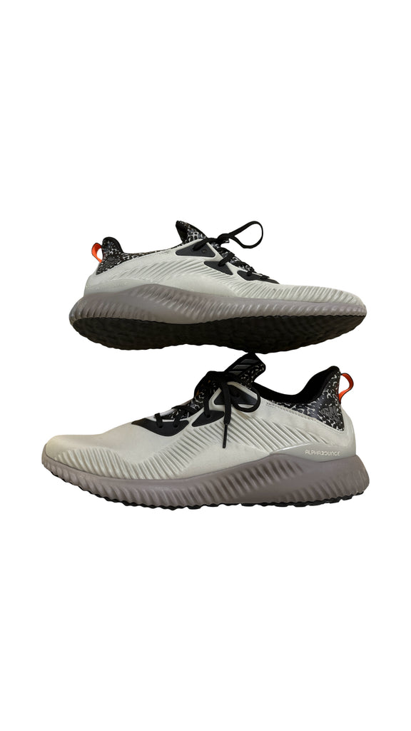 ADIDAS ALPHABOUNCE SNEAKER IN SAGE/GRAY SIZE 14