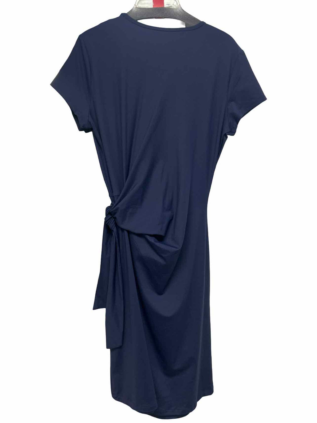 J MCLAUGHLIN NWT ELORA JERSEY SOLID FAUX WRAP DRESS SIZE: L