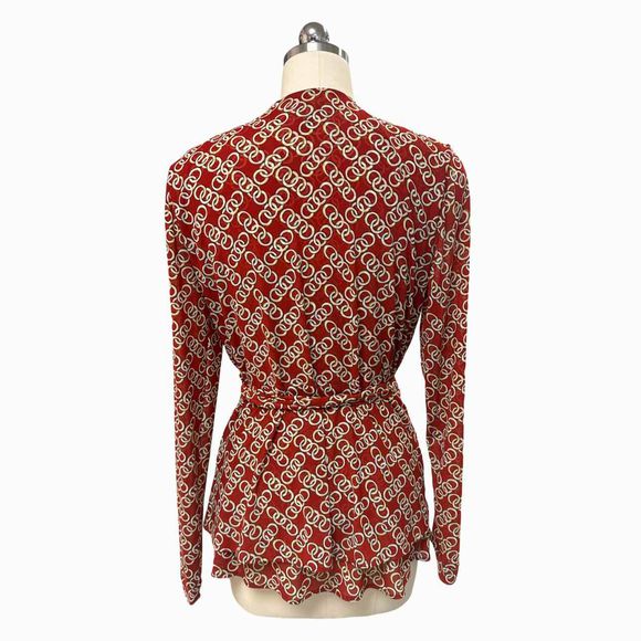 CABI 3951 RINGLEADER WRAP RED TOP SIZE M