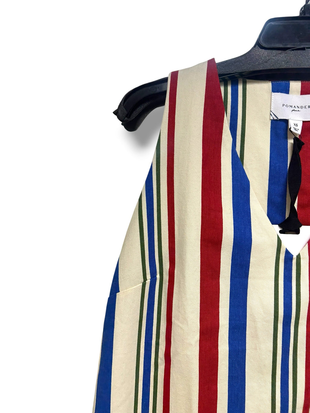 NWT POMANDER PLACE AMERICANA STRIPE KIRA MINI TANK DRESS SIZE XS