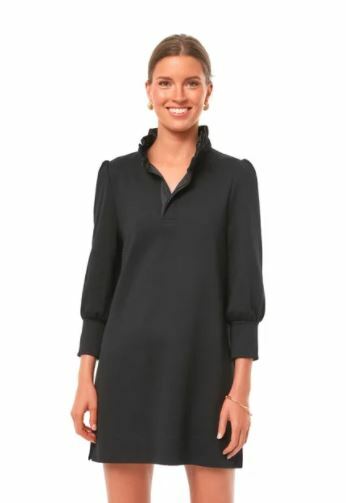 TUCKERNUCK POMANDER PLACE BLACK CHARLOTTE TERRY MINI DRESS SIZE XL