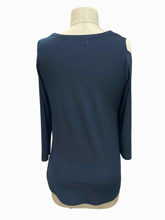 SYMPLI LAGENLOOK COLD SHOULDER TOP SIZE: 6