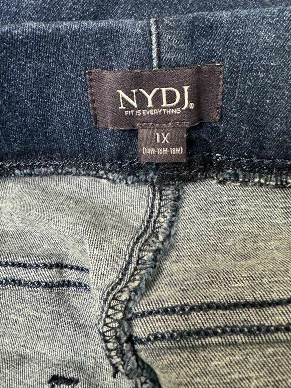 NYDJ SLIM BOOTCUT PULL ON DENIM JEANS IN DECKER SIZE1XL