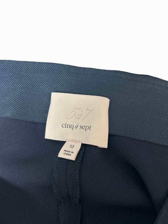 CINQ A SEPT HOLLYWOOD WAIST SIDE ZIP SLIT HEM CAREER SIZE: 12