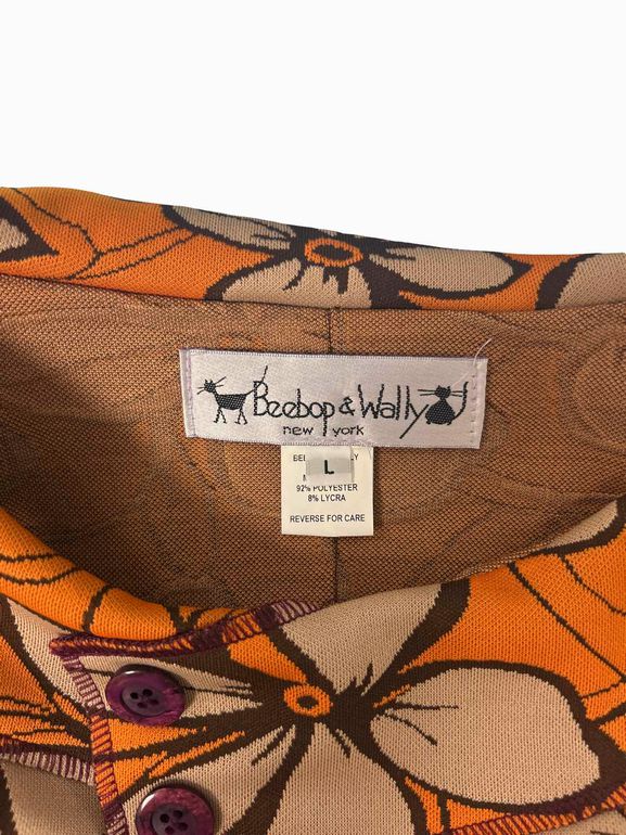 BEEBOP & WALLY NEW YORK MOD DRESS SIZE: L