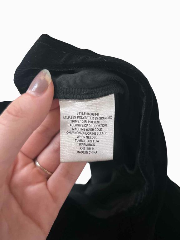 JOHNNY WAS  NWT STRETCH VELVET BABY BOOT LEGGING SIZE: M