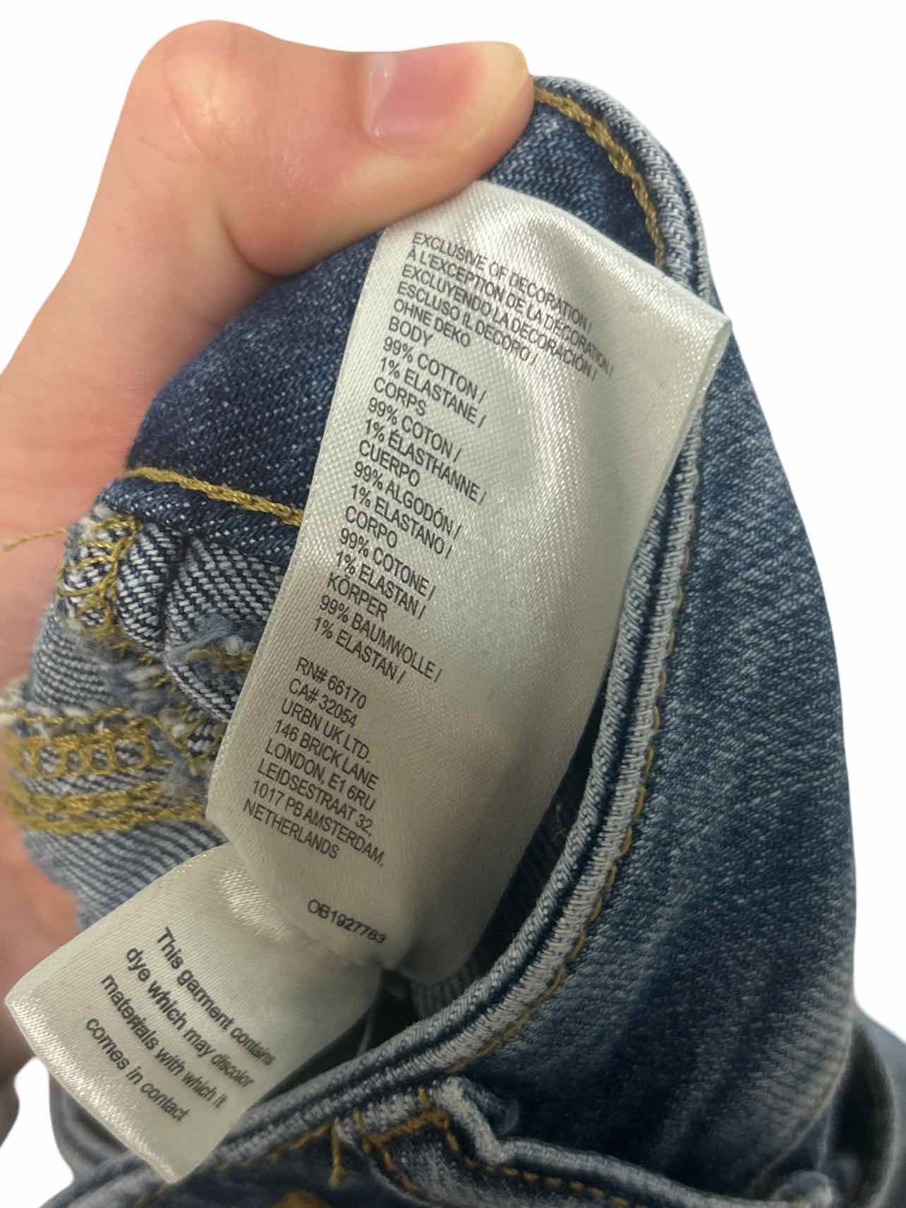 ANTHROPOLOGIE PILCRO THE WANDERER UTILITY POCKETS JEAN SIZE: 26