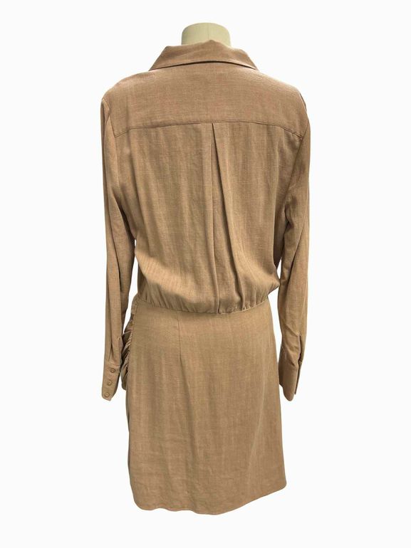 LAGENCE NEW! LIBBIE WRAP MINI DRESS SIZE:8