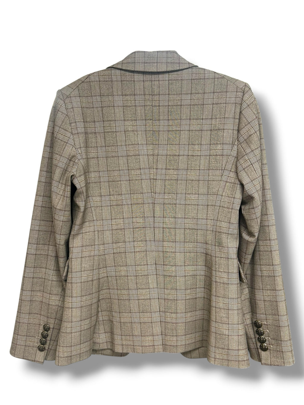 VERONICA BEARD CUTAWAY DICKEY CHECKED TWEED HOUNDSTOOTH BLAZER SIZE 6