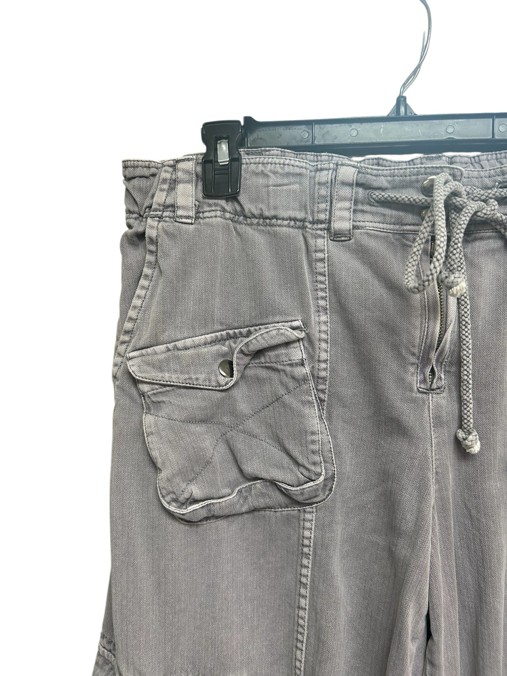 FREE PEOPLE TAHITI CARGO HIGH RISE ASHBLOWN GRAY SIZE LARGE