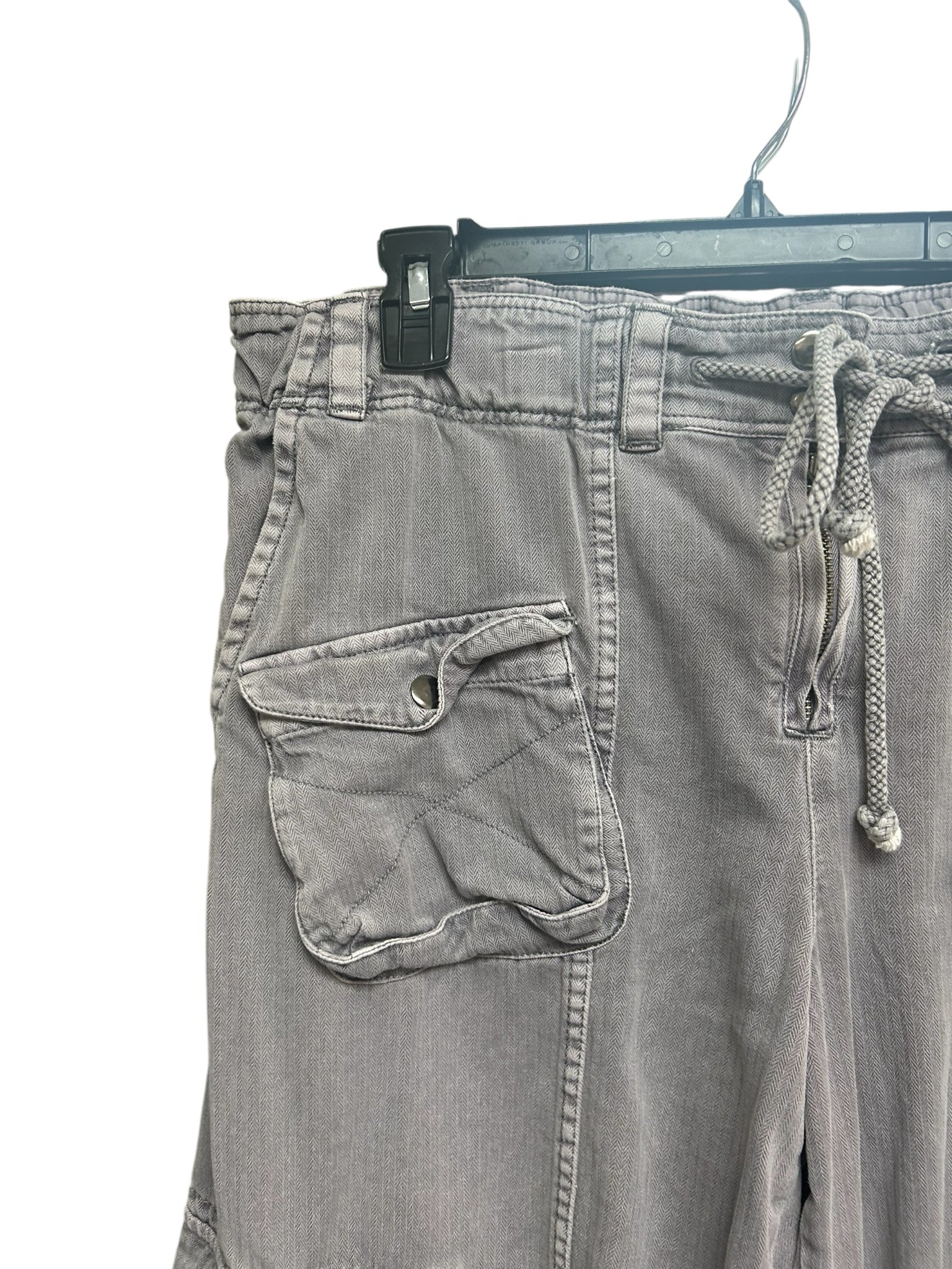FREE PEOPLE TAHITI CARGO HIGH RISE ASHBLOWN GRAY SIZE LARGE