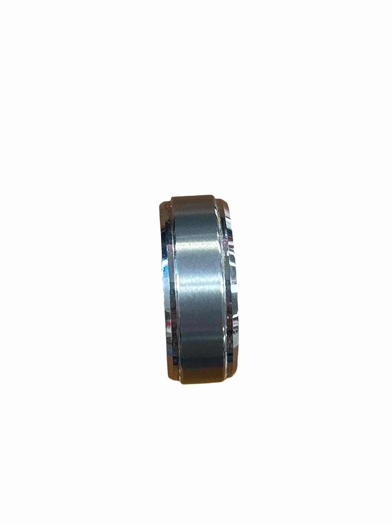 BLUE NILE MEN'S BRUSHED AND POLISHED TUNGSTEN CARBIDE WEDDING BAND 600930TG - WEARHOUSE  CONSIGNMENT