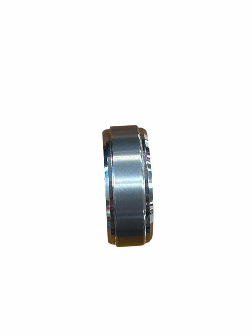 BLUE NILE MEN'S BRUSHED AND POLISHED TUNGSTEN CARBIDE WEDDING BAND 600930TG - WEARHOUSE  CONSIGNMENT