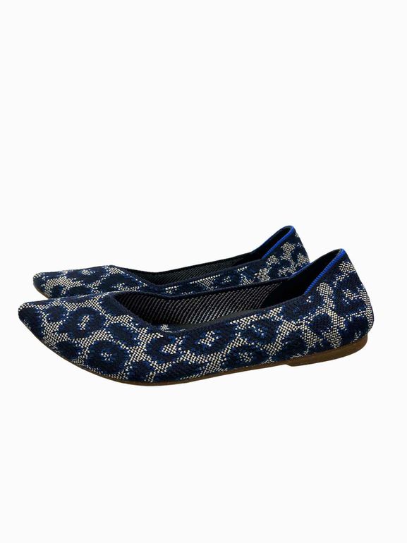 ROTHY'S POINT II INDIGO CAT FLAT SIZE: 10