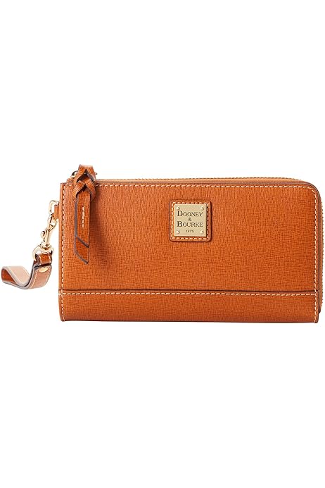 DOONEY & BOURKE FOLDED ZIP AROUND WRISTLET WALLET