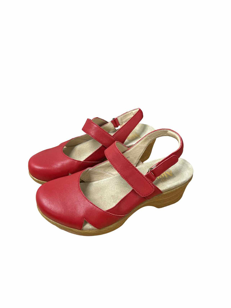 ALEGRIA TARAH RED WEDGE 8