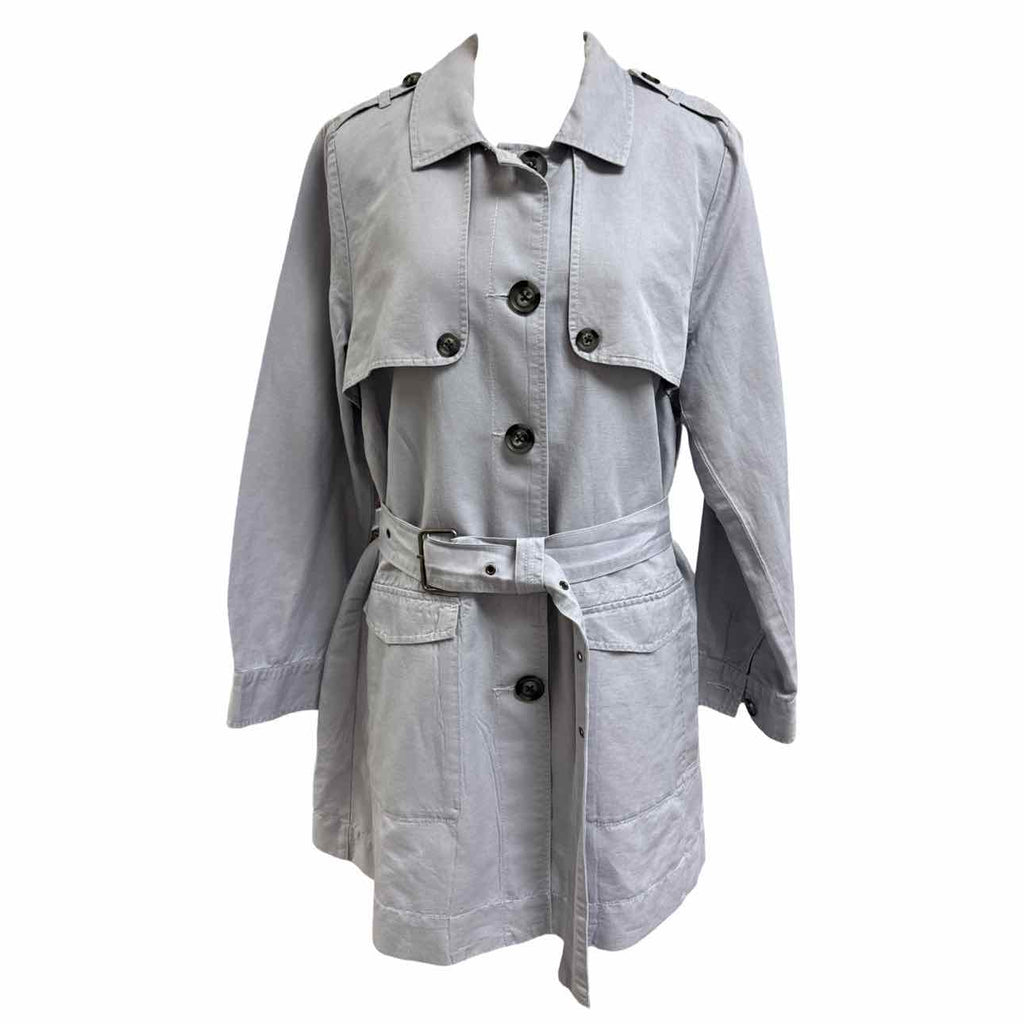 CABI SUMMER TANNER GRAY TRENCH STYLE 5296 SIZE L