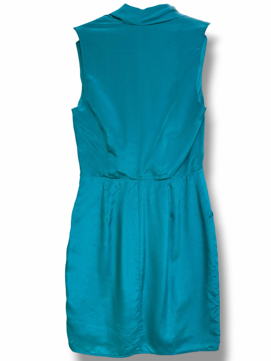 ANTHROPOLOGIE GREYLIN SLEEVELESS SILK PLEATED MINI TANK DRESS SIZE SMALL