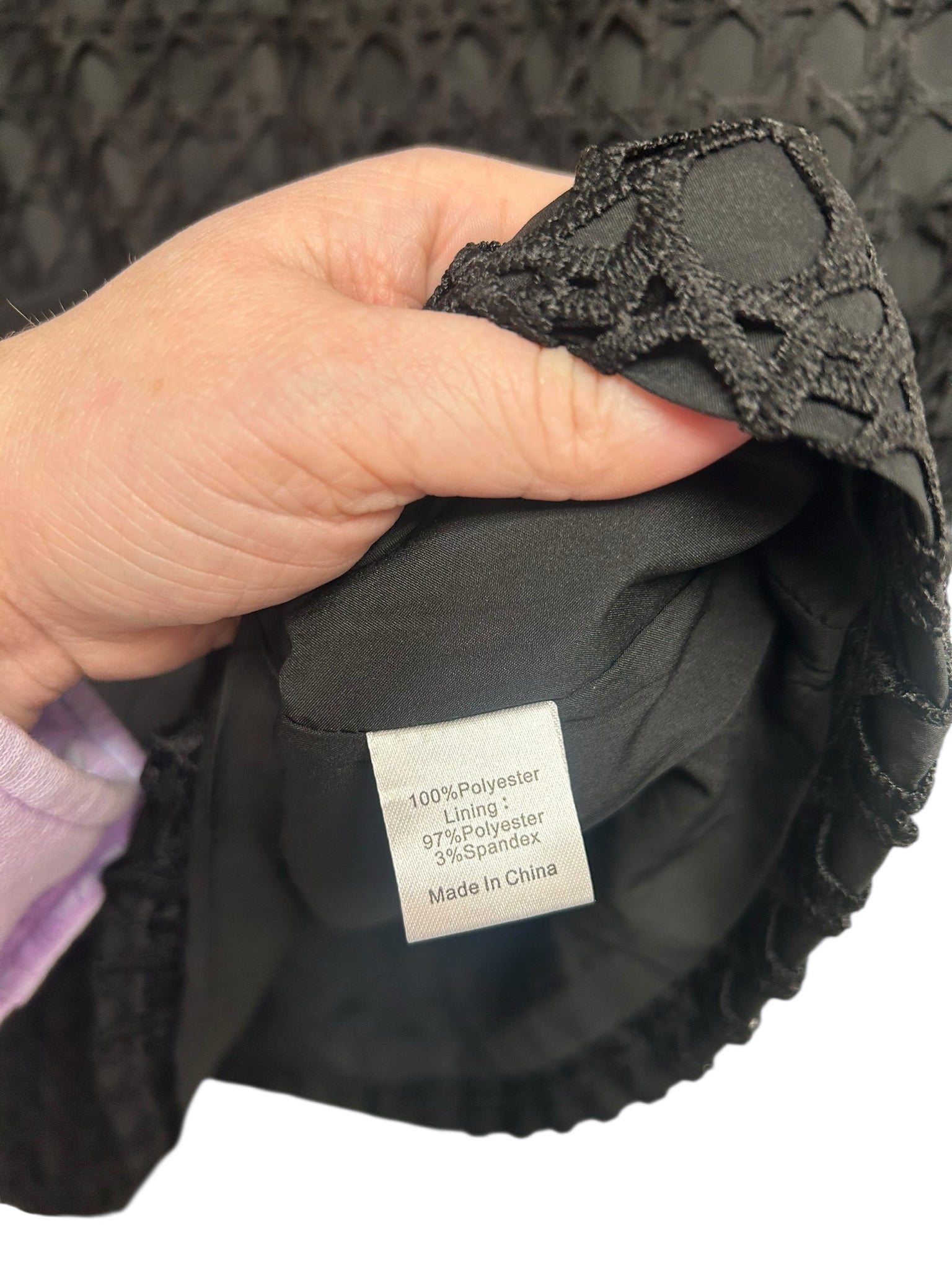 TUCKERNUCK BLACK CANE LACE JANELLE SHIFT DRESS SIZE MEDIUM