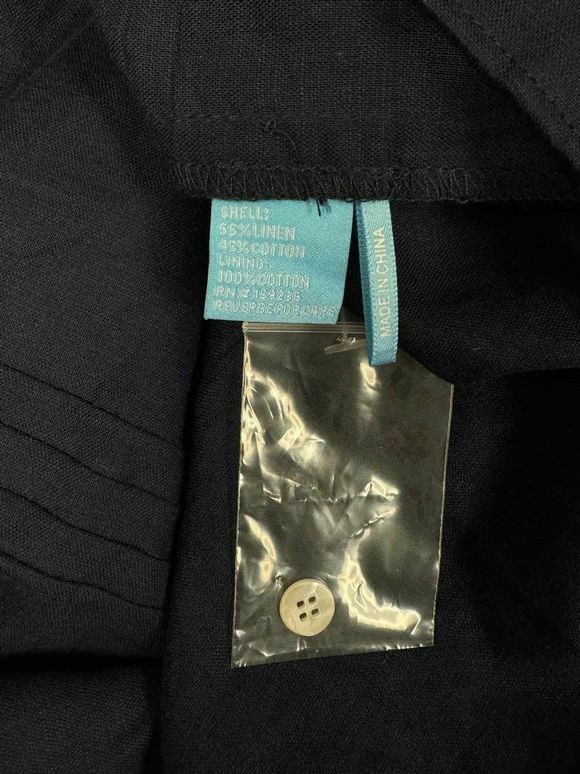 JMCLAUGHLIN NEW! RUTH SLEEVELESS LINEN NAVY MAXI DRESS SIZE S