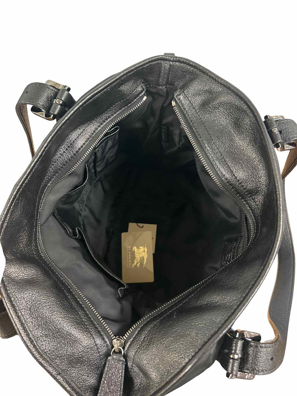 BURBERRY NOVA CHECK NYLON LEATHER