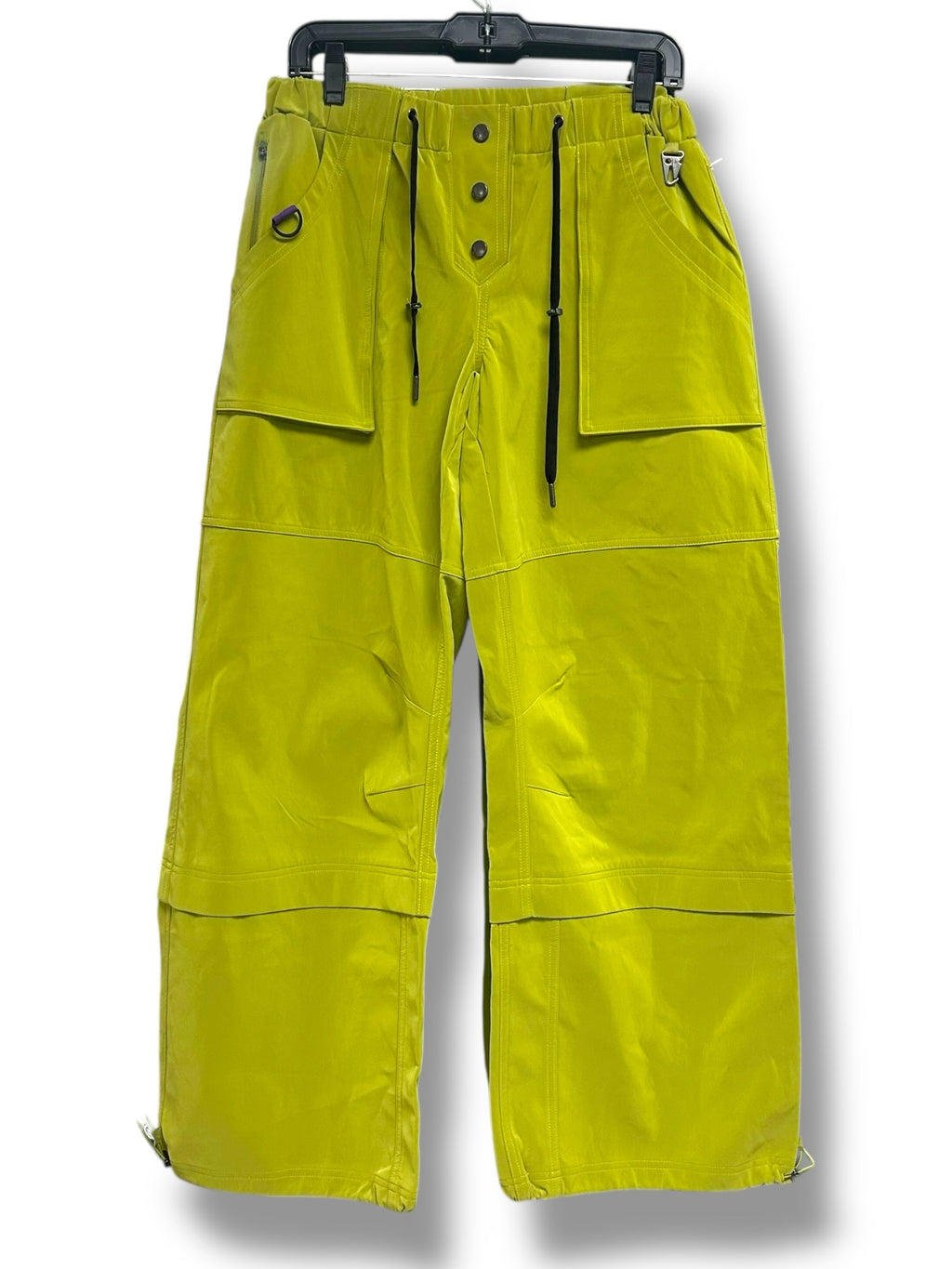 FREE PEOPLE MOVEMENT PARADOX LIME GREEN SLOUCHY PANTS SIZE SMALL