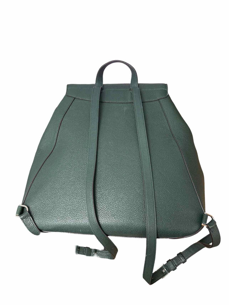 KATE SPADE SINCH PEBBLED LARGE FLAP BACKPACK GREEN