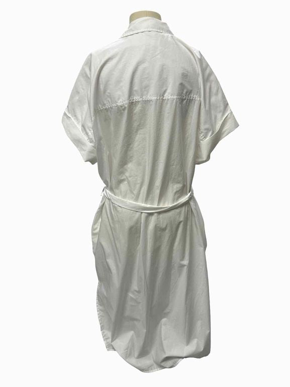 JCREW NWT RELAXED FIT SHORT SLEEVE COTTON POPLIN SHIRT DRESS SIZE: XL