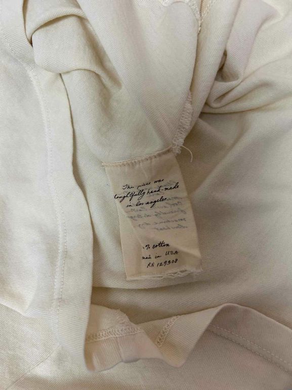 RAQUEL ALLEGRA NEW! KIBO OVERSIZE TEE WITH CHESTPLATE SIZE: 00