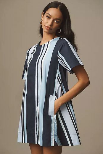 MAEVE EMMY SHORT SLEEVE SWING DRESS SIZE: M