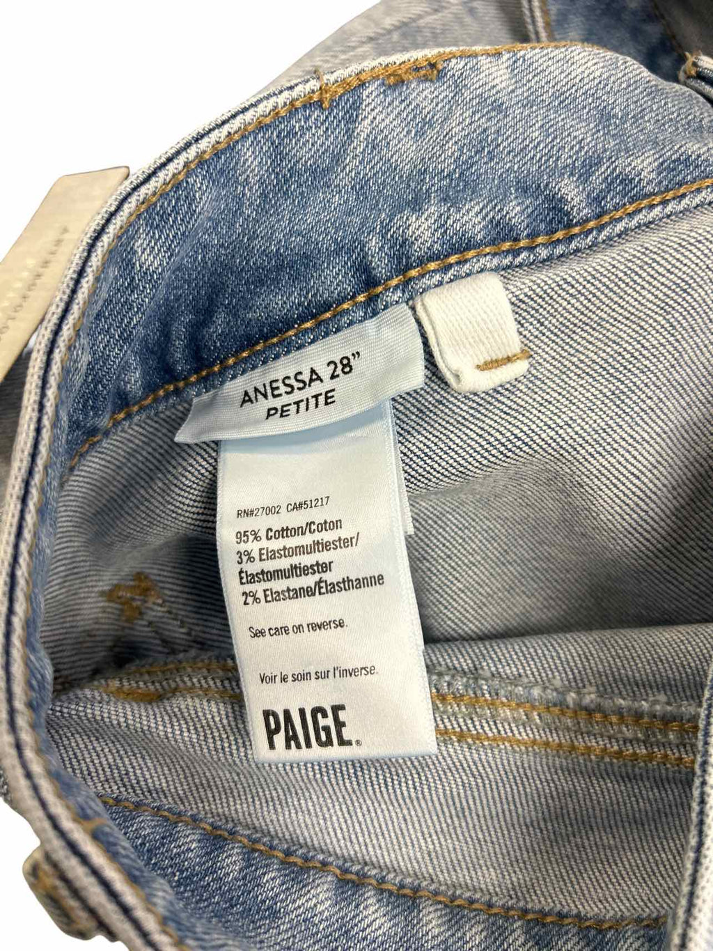 ANTHROPOLOGIE NWT PAIGE ANESSA FRONT YOKE STITCH THRU POCKETS SIZE: 34