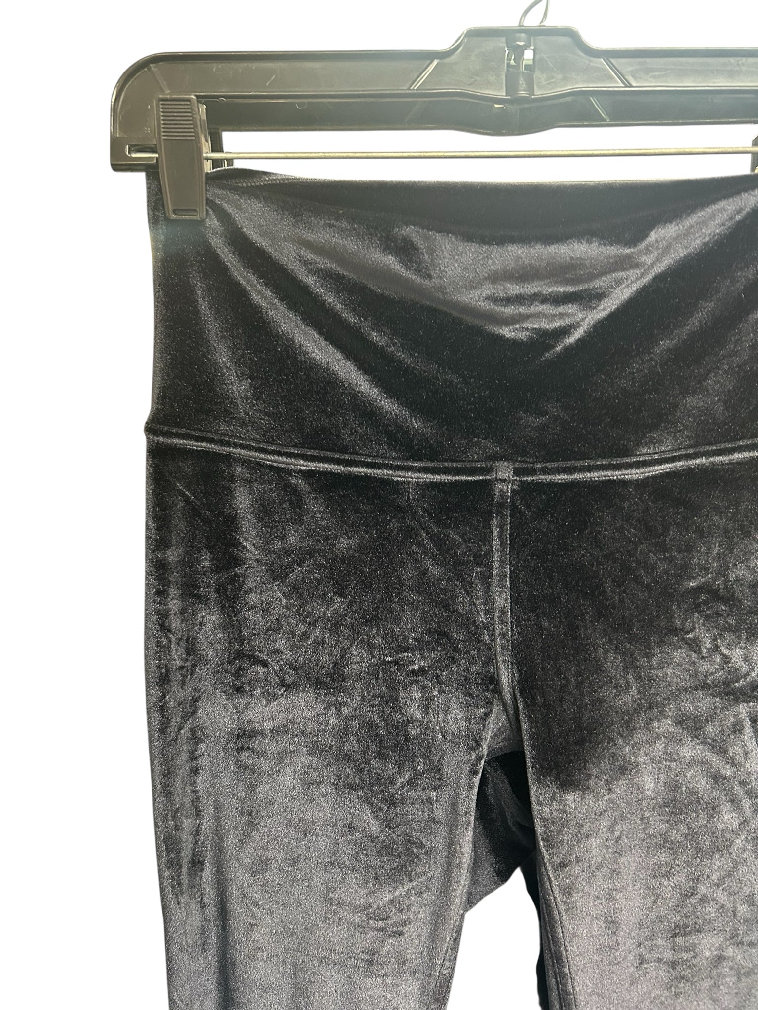 LULULEMON WUNDER UNDER LOUNGE VELVET CRUSHED BLACK SIZE 8