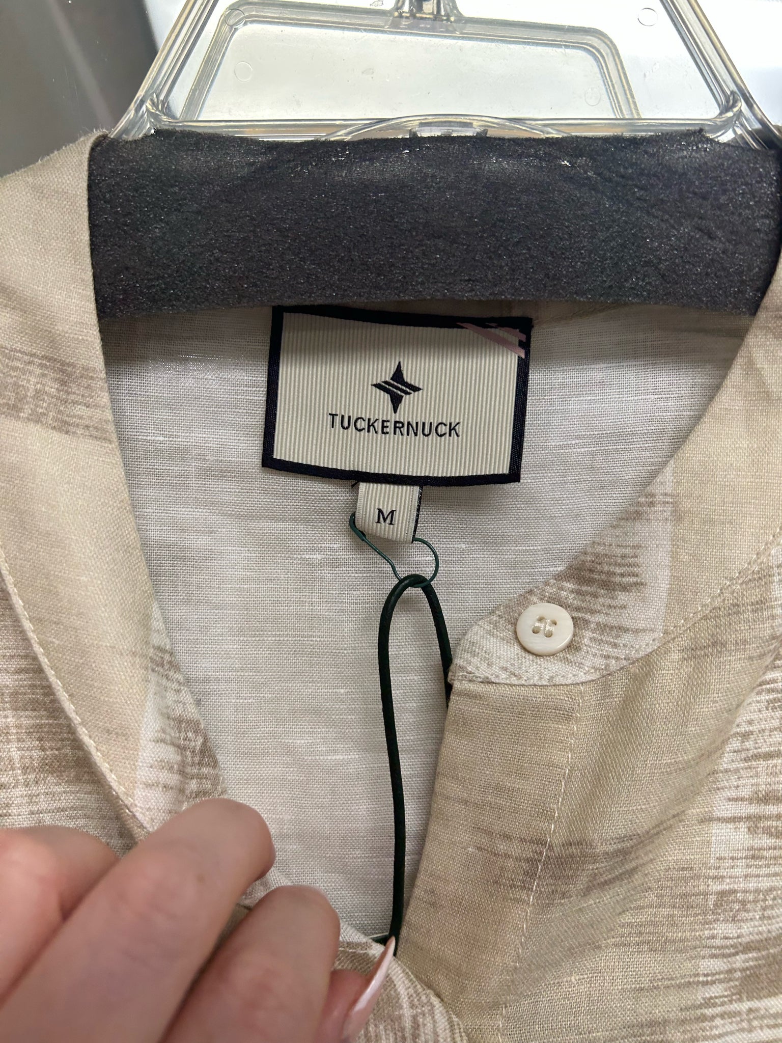 NEW WITH TAGS TUCKERNUCK SANDSTONE IKATE SHEFFIELD SHIRT DRESS SIZE MEDIUM