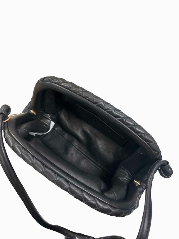 QUINCE NWT! ITALIAN LEATHER HANDWWOVEN POUCH CROSSBODY