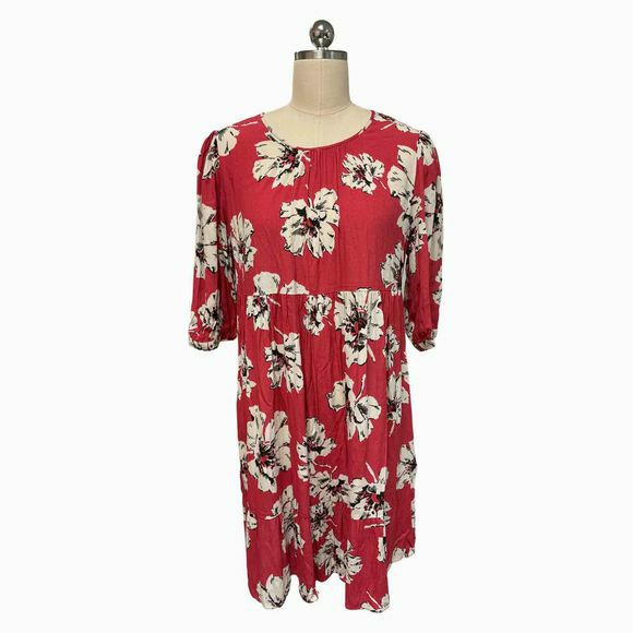 ANTHROPOLOGIE NWT! BA&SH ROBE KATIE MINI ROSE DRESS SIZE 2