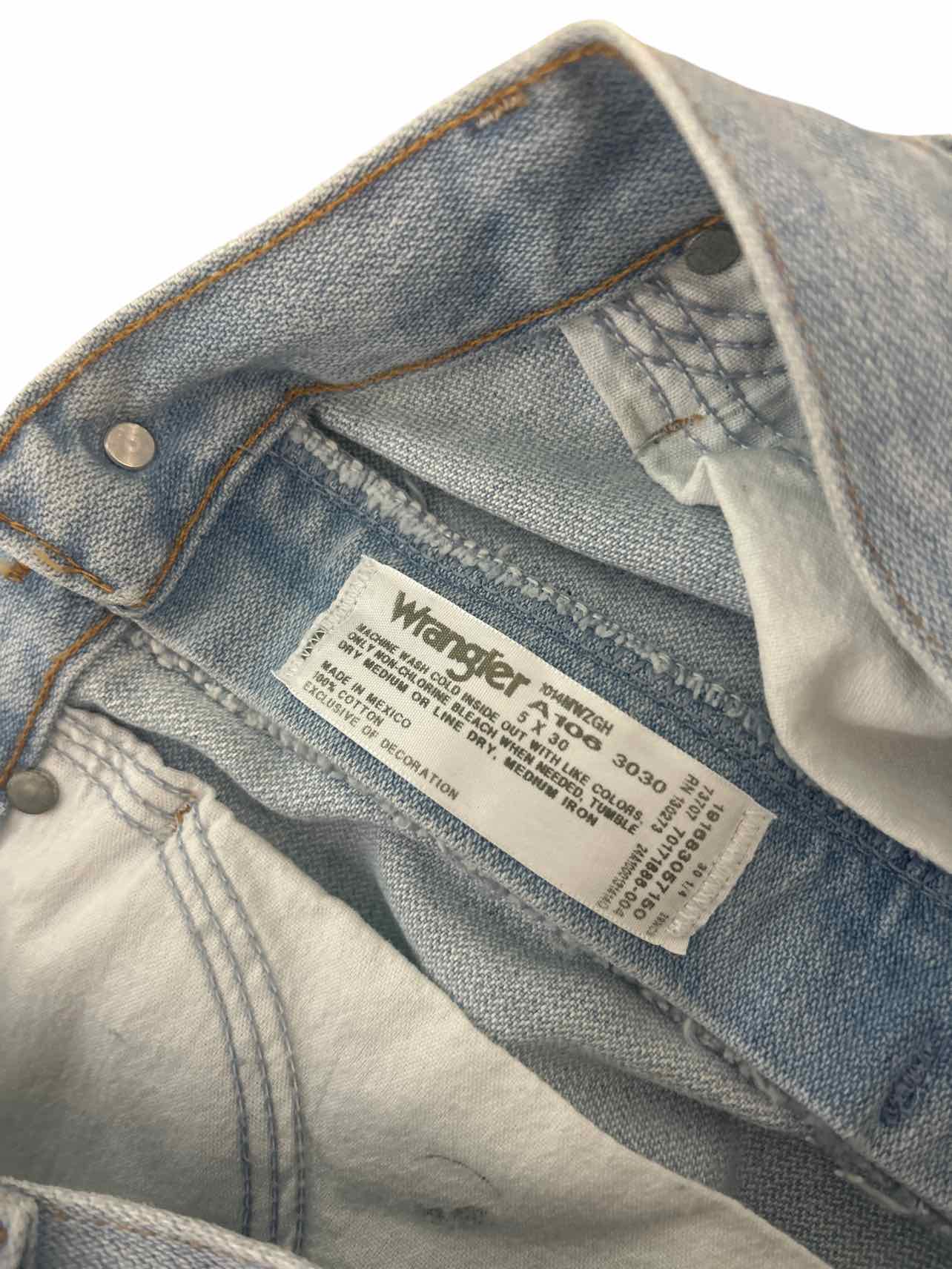 WRANGLER MWZ COWBOY CUT SLIM FIT JEAN 1014MWZGH 5X30 SIZE: 30