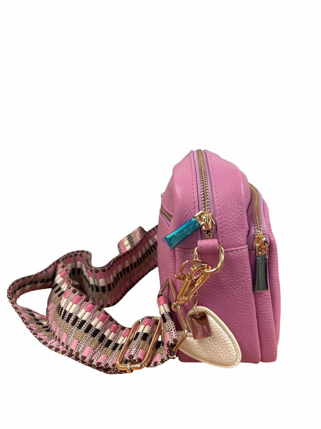 POM POM LONDON ORIGINAL PLUS CROSSBODY W/CARD HOLDER