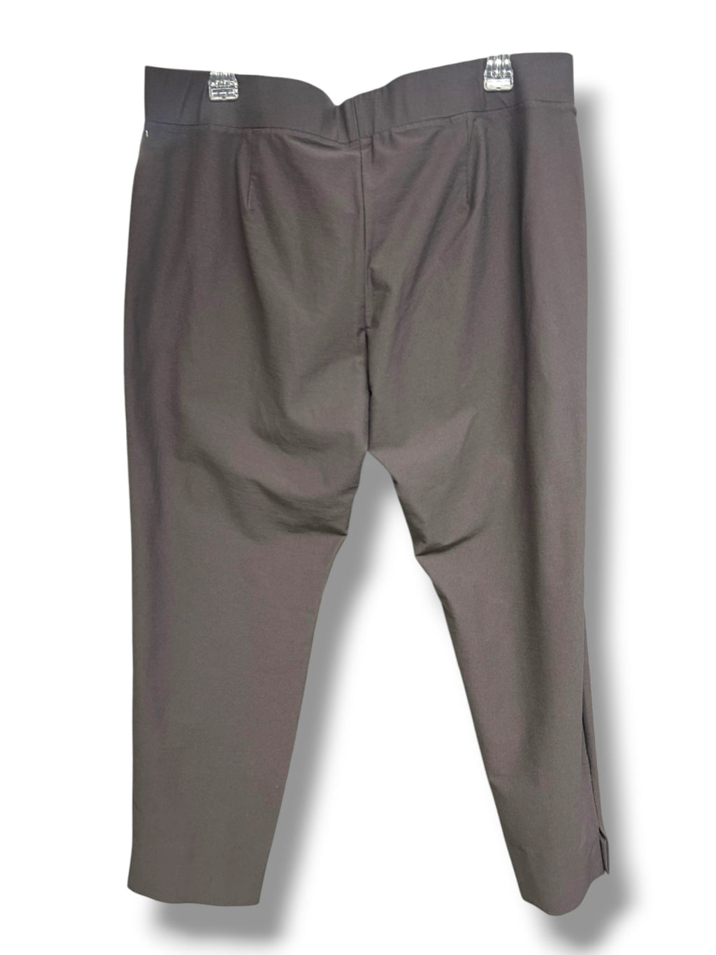 NWT EILEEN FISHER WASHABLE STRETCH CREPE PULL ON RYE PANTS SIZE LARGE