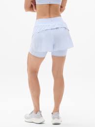 ATHLETA NEW! CROSSOVER RUN SHORT LIGHT BLUE SIZE XL