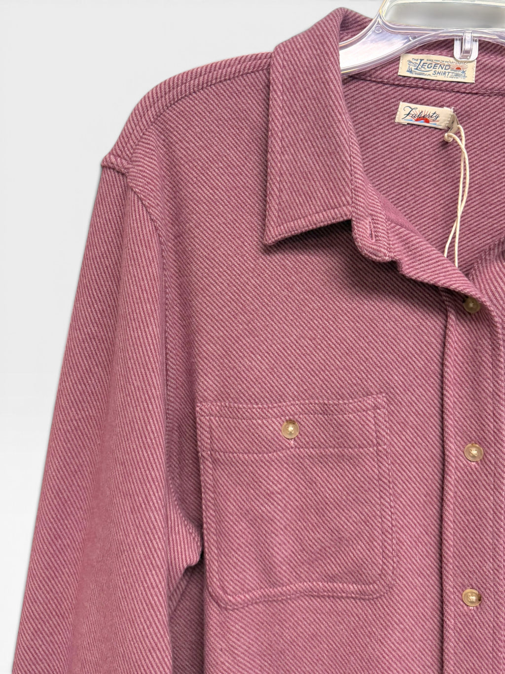 NWT WOMEN'S FAHERTY LEGEND MAUVE PINK SWEATER BUTTON DOWN SHIRT SIZE XXL