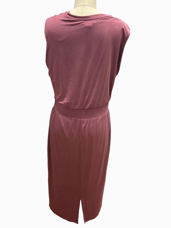 ATHLETA SANTORINI CINCH DRESS IN TAWNY ROSE SIZE: L