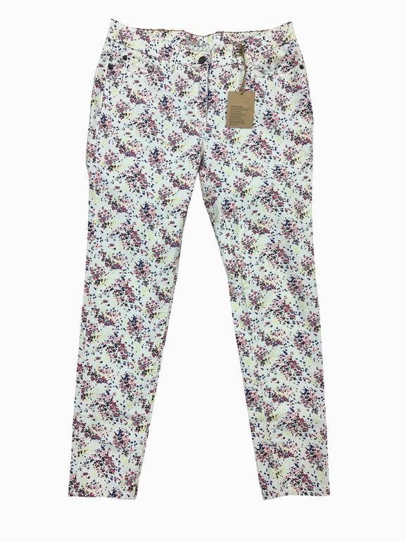 BODEN  NWT ANKLE GRAZER SPECKLED STRAIGHT LEG DENIM SIZE: 8