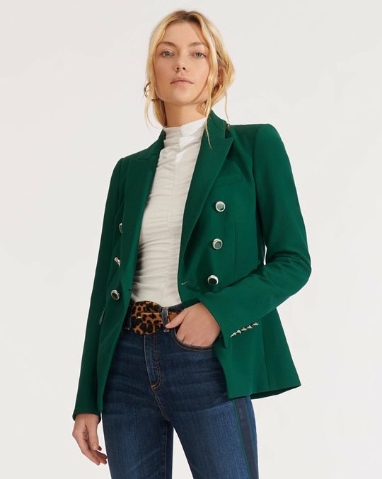 VERONICA BEARD NWT! MILLER DICKEY GREEN JACKET SIZE 10