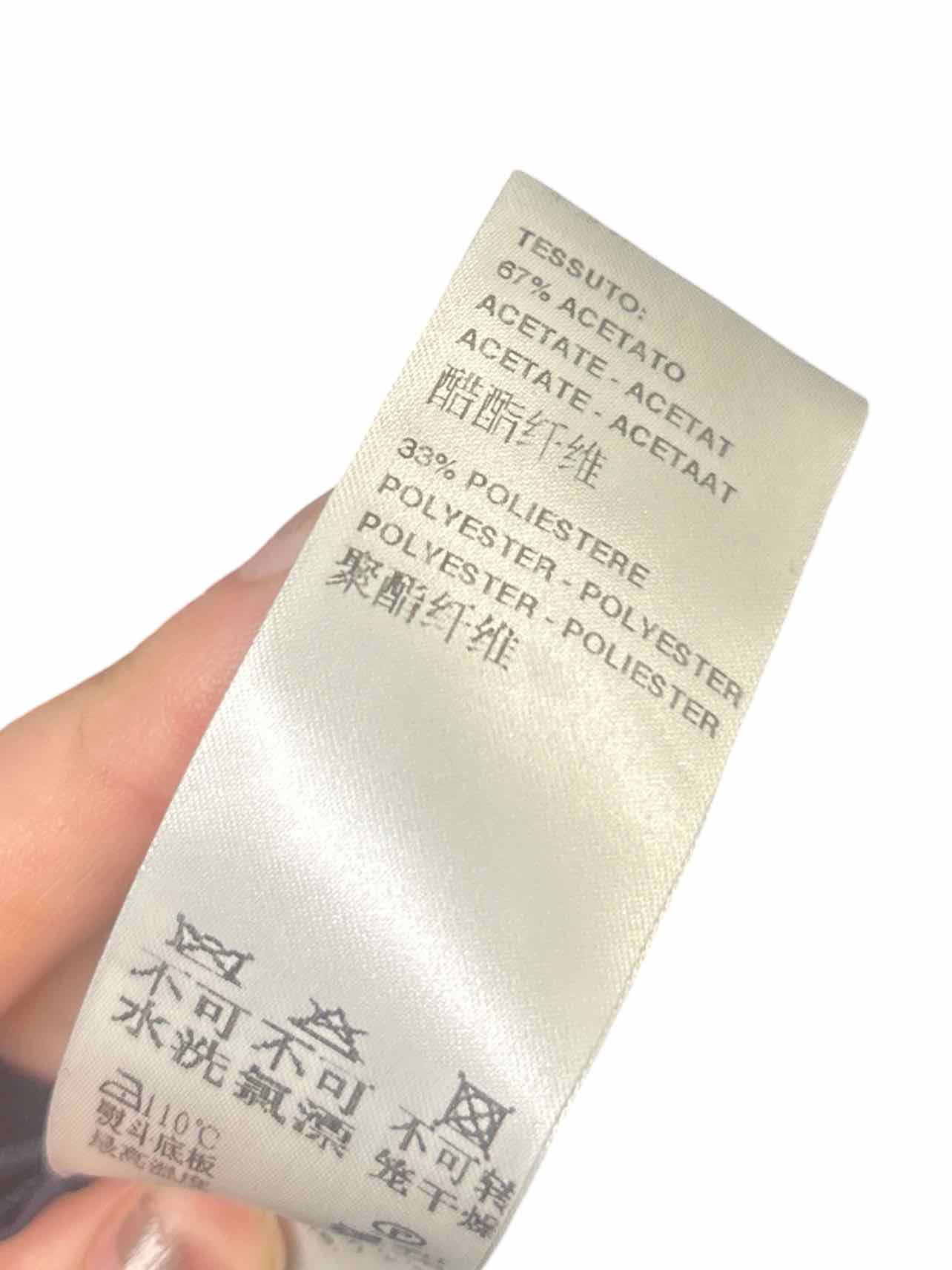 D.EXTERIOR SHEER OVERLAY SLEEVELESS COLORBLOCK DRESS SIZE: 44