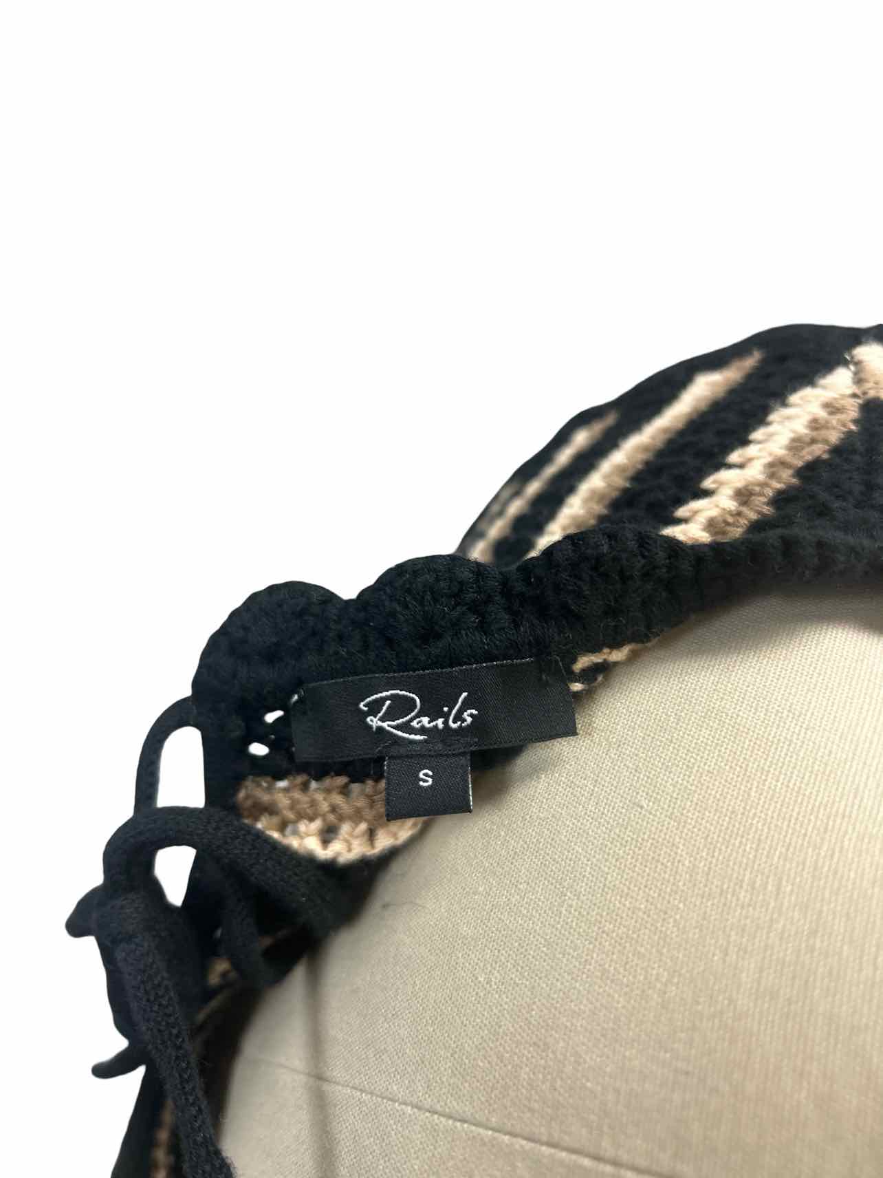 RAILS CROCHET HAZEL TANK GRANNY SQUARE HEM SIZE: S