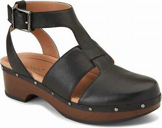 VIONIC FAYE ANKLE STRAP CLOG SIZE: 10