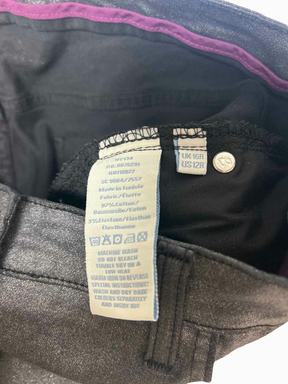 BODEN METALLIC STRAIGHT LEG SIZE: 12