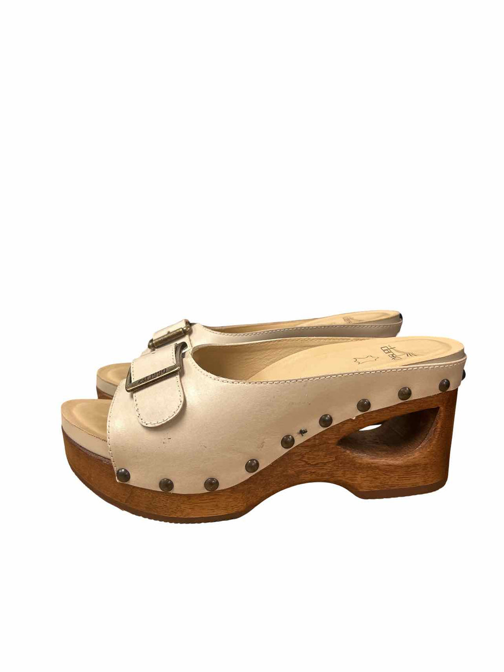 DANSKOADELINE BONE CALF PLATFORM SANDAL SIZE: 40