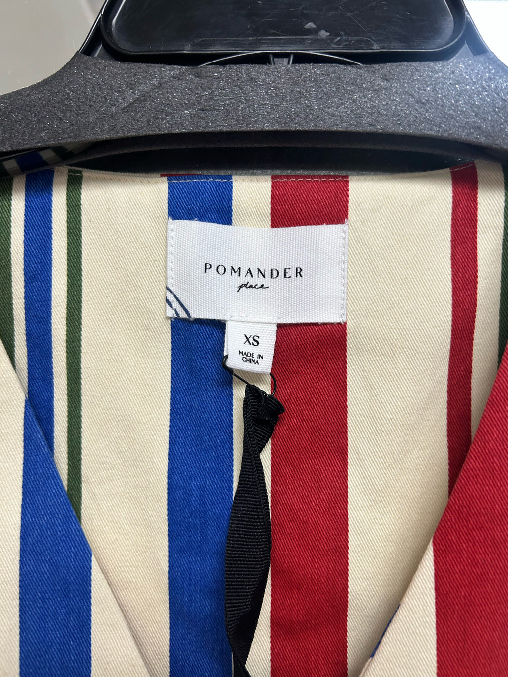 NWT POMANDER PLACE AMERICANA STRIPE KIRA MINI TANK DRESS SIZE XS